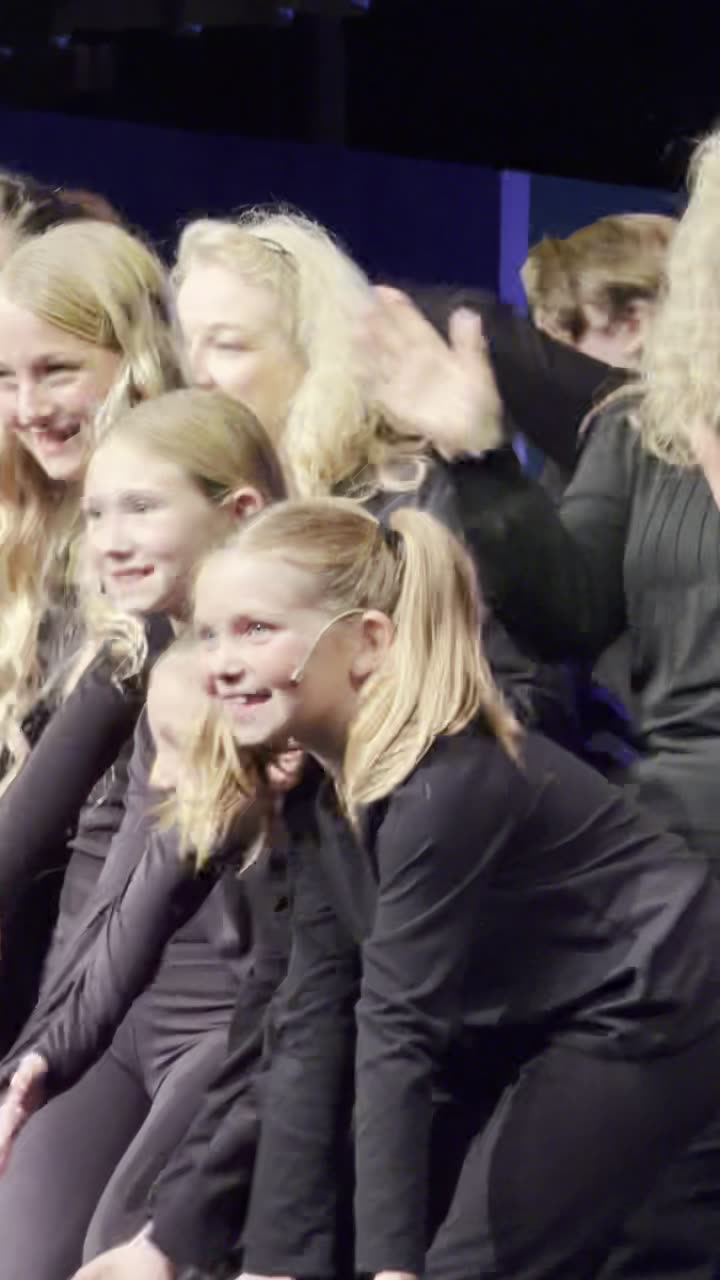 Full company musical number on stage