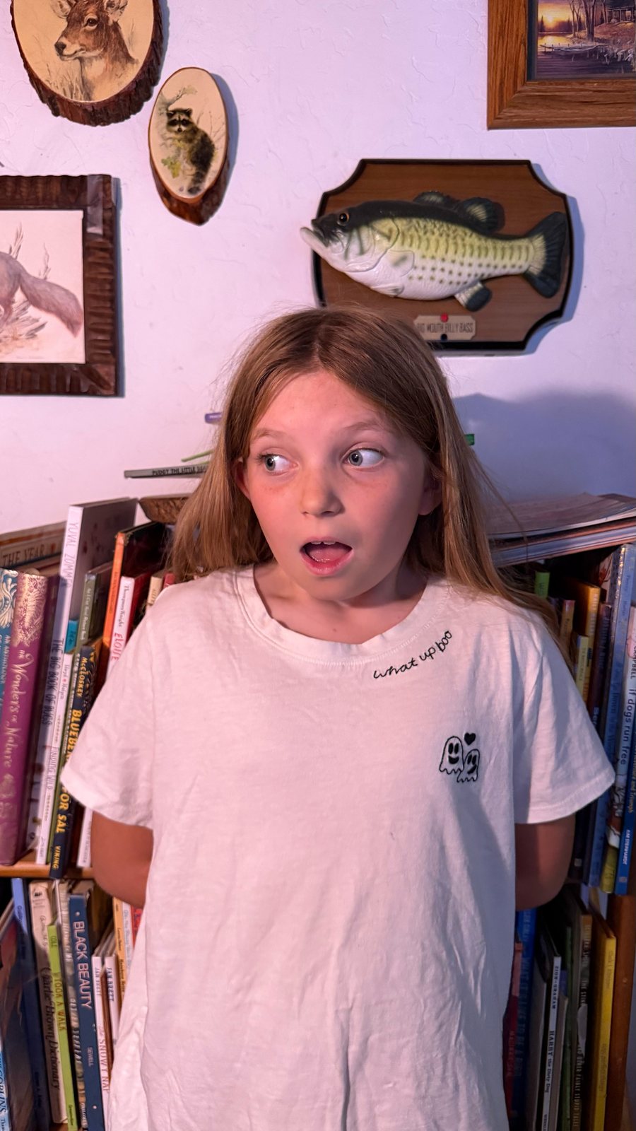 Wynter Pearce, comedic shocked expression